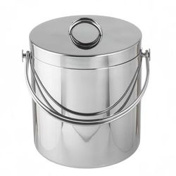 Tablecraft H303 3 3/4 qt Ice Bucket - Stainless Steel