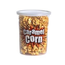 Gold Medal 2135 5 oz Small Disposable Caramel Corn Container w/ Lids, 5 Ounce, Clear, Case of 500