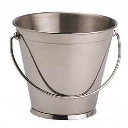 GET 4-80822 64 1/4 oz Serving Pail w/ Handle, Stainless Steel