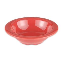 GET B-454-RO 4 1/2 oz Round Melamine Dinner Bowl, Orange