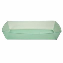GET EC-22-JA Rectangular To Go Food Container - 10" x 6", Polypropylene, Clear