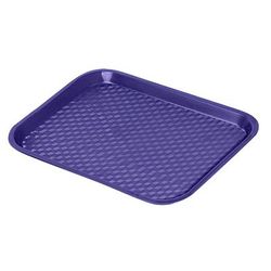 GET FT-16-CB Plastic Fast Food Tray - 16 1/4"L x 12"W, Cobalt, Blue