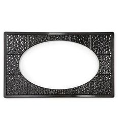 GET ML-192-BK Full Size Tile w/ 1 Cut-Outs for ML-183/ML-184, Melamine, Black