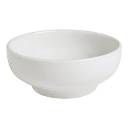 GET PA1101715124 12 1/2 oz Round Corona Actualite Rice/Cereal Bowl - Porcelain, Bright White