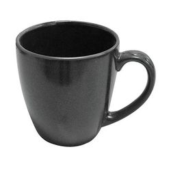 GET PP1941526424 13 3/8 oz Cosmos Pluto Mug - Porcelain, Black