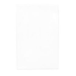 Risch 100 11X17 Single Pocket Vinyl Menu Cover, 11"W x 17"H, Clear, Case of 48