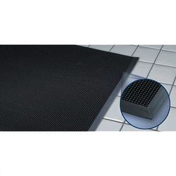 Cactus Mat 35-3239 Finger Top Anti Fatigue Mat - 2' x 3 1/4', Rubber, Black, Raised Finger Mat