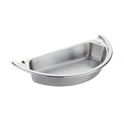 Spring USA 372-66/36/12 2 qt Insert Pan for Round Chafer, Stainless, 2 Quart, Stainless Steel