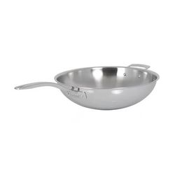 Spring USA 8216-60/34 13 3/8" Stainless Steel Stir Frying Pan - Induction Ready
