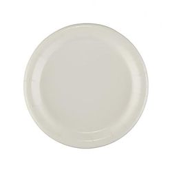 Georgia-Pacific SXP10W Dixie Ultra 10" Round Disposable Plate, Paper, White