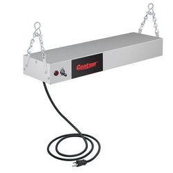Centaur CENSH-36120 36" Infrared Strip Warmer - Single Rod, 1 Built In Toggle Control, 120v, Silver