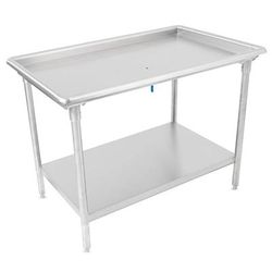 John Boos DST6-3073SSW-X Sorting Table w/ 3" Raised Edge - 72 7/8"W x 30 3/8"D, Stainless Steel