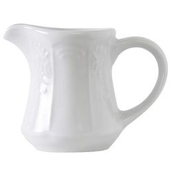 Tuxton CHR-035 3 1/2 oz Chicago Creamer - China, Porcelain White, 1 Dozen