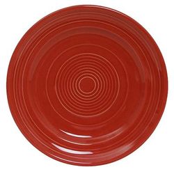 Tuxton CQA-062 6 1/4" Round ConcentrixÂ© Plate - Ceramic, Cayenne, Red, 2 Dozen