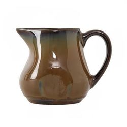 Tuxton GAJ-100 4 oz TuxTrendzÂ© Artisan Creamer - Ceramic, Mojave, Brown