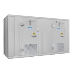 Arctic BL1406-COMBO-CF-SC 6' x 14' Indoor Walk-In Cooler/Freezer Combo w/ Top-Mounted Compressor - Floor, 230 V