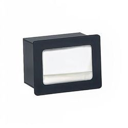 Dispense-Rite FMN-1 Napkin Dispenser, Built-In, Holds 4 1/2 to 5" X 6 1/2" Napkins, Acrylic, Black