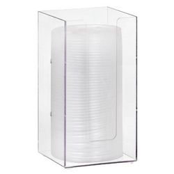 Dispense-Rite MLD-1 Lid/Cup Organizer, 4" Modular, Acrylic, Clear, Clear Acrylic