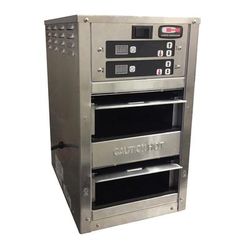 Carter-Hoffmann MC213GS-2T 9.88"W Freestanding Warming Unit w/ (2) 6" Compartments, 120v, Stainless Steel