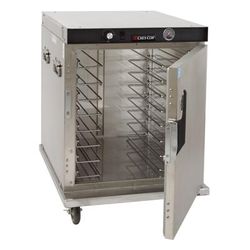 Cres Cor H-339-SS-UA-8C 1/2 Height Insulated Mobile Heated Cabinet w/ (8) Pan Capacity, 120v, 8 Pan Capacity, Stainless Steel