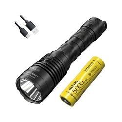 Nitecore MH25 v2 High Performance White USB-C Rechargeable Flashlight 21700 White 1300 Lumens Black 6952506407026