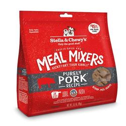 Freeze Dried Raw Purely Pork Meal Mixer High Protein Dry Dog Food Topper, 3.5 oz.