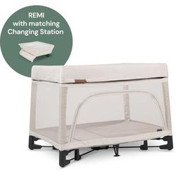 UPPAbaby REMI Playard + Changing Station Bundle - Charlie (Sand Melange)