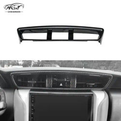 Garniture de couverture de ventilation pour Console centrale centrale ABS, couleur Fiber de carbone, 1 pièce, pour Toyota Fortuner 2016 2017 2018 2019 2020 2021 2022