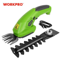 WORKPRO – taille-haie électrique sans fil 3.6/7.2V 2 en 1 taille-haie avec batterie Lithium-ion