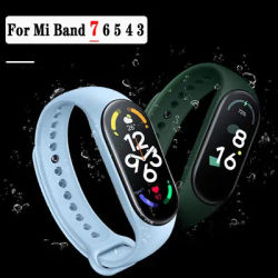Bracelet de montre en Silicone pour Xiaomi Mi Band 7 6 bracelet NFC sport boucle smartwatch Miband 4 bracelet correa mi band 4 5 6 8 7 bracelet