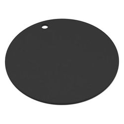 Epicurean 429-001202 12" Round Pizza Board - Paper Composite, Slate, Black