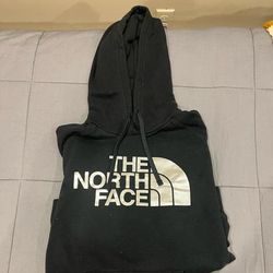 The North Face Tops | Black And Silver North Face Hoodie | Color: Black/Silver | Size: S