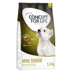 1.5kg Mini Senior Concept for Life Dry Dog Food