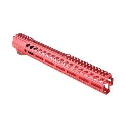 Strike Industries AR-15 M-Lok Handguard Rail 13.5in Red One Size SI-StrikeRail-135-RED