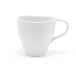 Front of the House DCS054WHP23 8 oz Tides Cup - Porcelain, White, Superwhite Glaze, Assorted
