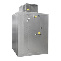 Norlake KODF7768-C RH 6' x 8' Outdoor Walk-In Freezer w/ Top-Mounted Compressor - Floor