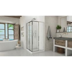 Dreamline DreamLine Cornerview 40 7/16 inch D x 40 7/16 inch W x 72 inch H Framed Sliding Shower Enclosure in Chrome SHEN-8140400-01