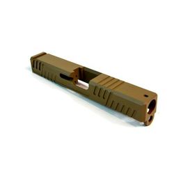 Gun Cuts Shift Slide for Glock 19 No Optic Cut Coyote Tan GC-G19-SHF-CTA-NO