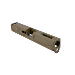Gun Cuts Roswell Slide for Glock 19 No Optic Cut Coyote Tan GC-G19-ROS-CTA-NO
