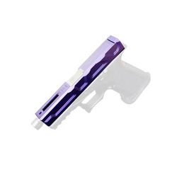 Gun Cuts Roswell Slide for Glock 19 No Optic Cut Royal Purple GC-G19-ROS-RPR-NO
