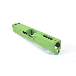 Gun Cuts Roswell Slide for Glock 19 Optic Cut Zombie Green GC-G19-ROS-ZGR-RMR
