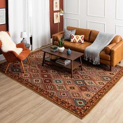 Mohawk Home Pine Row Diamond Medallion Area Rug