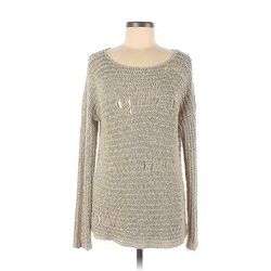 Forever 21 Pullover Sweater: Tan Tops - Women's Size Medium