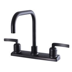 Kingston Brass FB2145EFL Centurion 8-Inch Centerset Kitchen Faucet, Oil Rubbed Bronze - Kingston Brass FB2145EFL