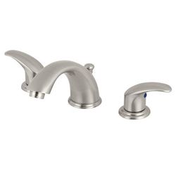 Kingston Brass GKB968LL Widespread Bathroom Faucet, Brushed Nickel - Kingston Brass GKB968LL