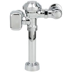 Zurn Industries ZEMS6000AV-W1 In Wall Hardwired Sensor Flush Valve for Water Closets - 3.5 gpf, 11 1/2" Rough In, Chrome