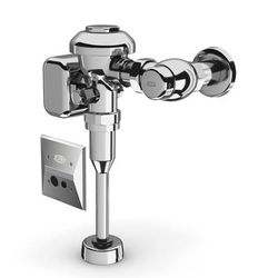 Zurn Industries ZEMS6003AV-ULF-W1 Automatic Sensor Flush Valve for 3/4" Urinals w/ 3/4" Top Spud - 0.125 gpf, Chrome Plated Metal Cover