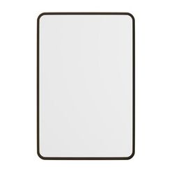 Flash Furniture HFMHD-GDI-CRE8-312315-GG Rectangular Accent Wall Mirror, 20" x 30", Metal, Brushed Bronze