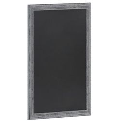 Flash Furniture HGWA-5GD-CRE8-272315-GG Wall Mount Chalkboard Sign - 24"W x 36"H, Pine Wood Frame, Rustic Gray
