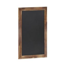 Flash Furniture HGWA-GDIS-CRE8-462315-GG Wall Mount Chalkboard Sign - 20"W x 30"H, Pine Wood Frame, Brown, Brown Pine Wood Frame